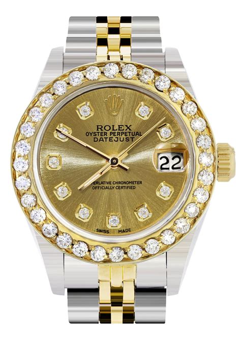 how much is a gold diamond rolex|rolex watch with diamond bezel.